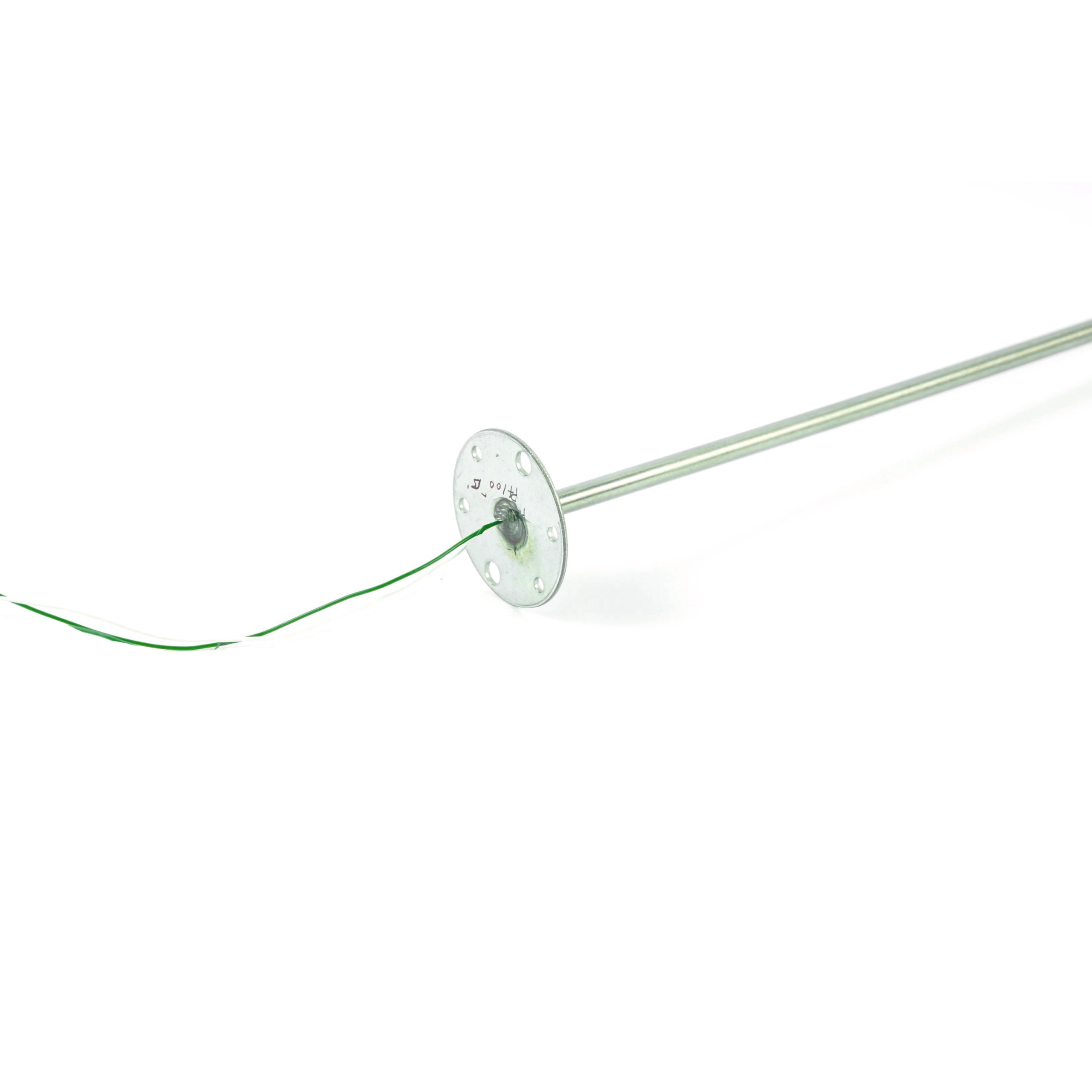 Mineral insulated type k thermocouple insert with a din plate