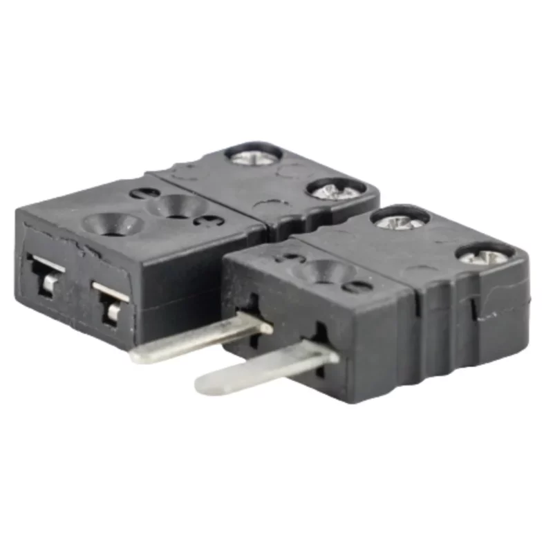 Type j mini thermocouple plugs and sockets